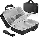 The carrying case is divided into two storage spaces. One of the storage spaces has perfect groove for Controllers, Headset, USB cables Power cords, and also other accessories. The buffer protection panel can prevent scratch with each other.